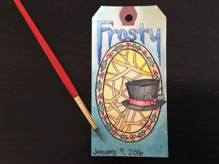 Frosty tag by Amy Sue Stirland